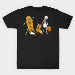 Booooo-Yaaaaah! Halloween Skeleton Family Goes Trick or Treating! T-Shirt